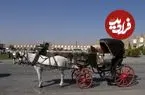 عکس| ایران قدیم؛ «درشکه‌ ها» در خیابان قزوین تهران؛ دهه 50
