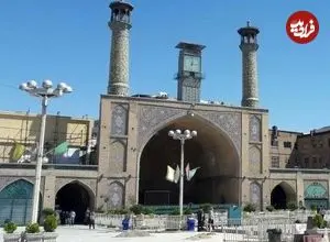عکس| سفر به ایران قدیم؛ تصویری از مسجد حاج سید عزیزالله تهران در یک قرن قبل
