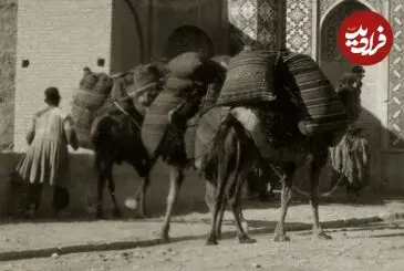 عکس| سفر زمان؛ منظرۀ «دروازه قزوین» تهران در دوران قاجار