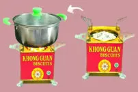 (ویدئو) یک روش ساده و کاربردی برای ساخت اجاق با حلب روغن 5 کیلوگرمی