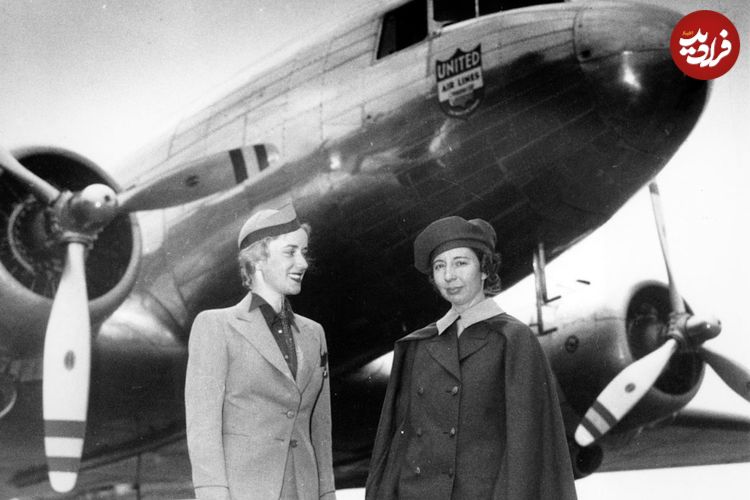 (تصاویر) زنان تاریخ‌‌ساز؛ با اولین مهمانداران زن هواپیما در جهان آشنا شوید