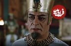 عکس| سفر در زمان؛ «آمنهوتپ سوم» سریال یوسف پیامبر در کنار جمشید هاشم پور؛ سال 74