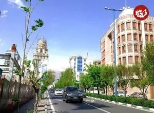 عکس| سفر زمان؛ چشم‌انداز «شمال تهران» از بالای شمس‌العماره در دوران ناصرالدین شاه
