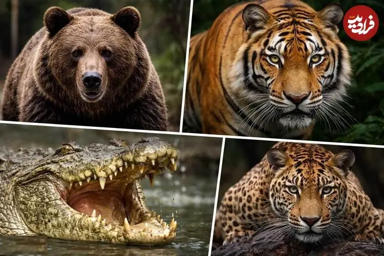 بررسی کامل و شوکه‌کننده آمار حملات خرس قهوه‌ای و پلنگ ایرانی تا تمساح نیل و ببر‌های آدم‌خوار؛ کدام حیوان‌ها گوشت انسان را دوست دارند؟