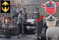 (ویدئو) فرایند پرچالش ساخت ظروف نچسب در یک کارگاه کوچک در پاکستان