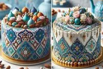 (تصاویر) به هوش مصنوعی گفتند هنری ترین کیک را طراحی کن! 