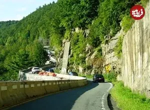 تصاویر| جاده چالوس آمریکایی ها 