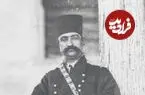 عکس| سفر زمان؛ ناصرالدین شاه در حیاط قصر صفی‌آباد در بهشهر مازندران