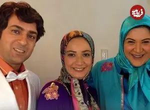 عکس| سفر زمان؛ «نسرین نصرتی» و همسرش «سام پاک‌پیکار» در مراسم اکران یک فیلم