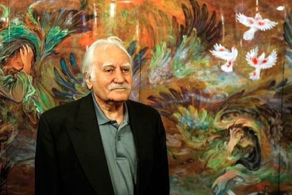 ببینید؛ جمع هنرمندان مشهور در مراسم یادبود استاد فرشچیان