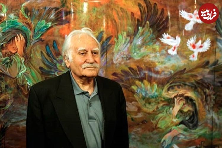 ببینید؛ جمع هنرمندان مشهور در مراسم یادبود استاد فرشچیان