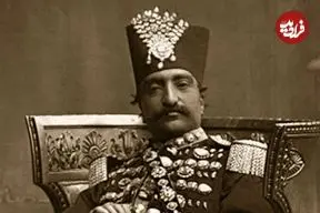 عکس| سفر به ایران قدیم؛ نقاشی ناصرالدین شاه که یک فرانسوی کشید