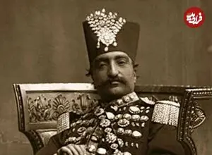 عکس| سفر به ایران قدیم؛ نقاشی ناصرالدین شاه که یک فرانسوی کشید