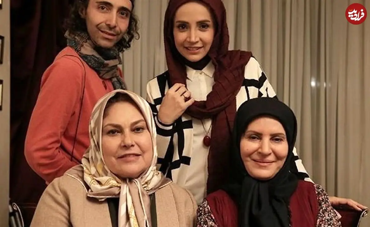 عکس| سفر زمان؛ چهرۀ «ماهگل» (سریال آنام) در 35 سالگی در پشت‌صحنه سومین سریالش