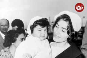 عکس؛ سفر در زمان؛ «شهناز پهلوی در حال بازی کردن با نقشه جهان»؛ اواخر دهه 20