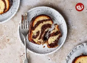 طرز تهیه کیک ماربل؛ کیک عصرانه شیک و خوشمزه
