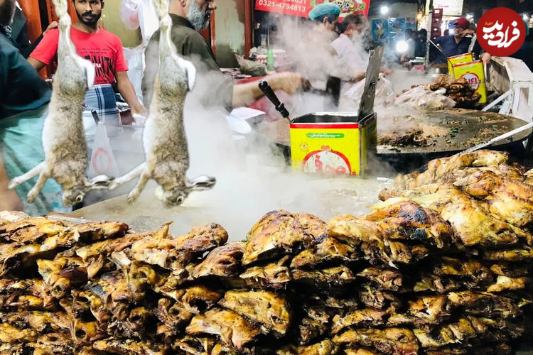 (ویدئو) غذای خیابانی در پاکستان؛ از ماهی کبابی و چنجه تا جوجه کباب