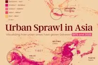 اینفوگرافی؛ پرجمعیت‌ترین کلانشهرهای قاره آسیا در سال ۲۰۲۵؛ جایگاه تهران