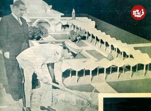 تصاویر؛ سفر در زمان؛ شاه کلنگ مسجد دانشگاه تهران را بر زمین زد