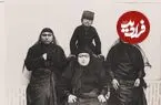 عکس| سفر به تاریخ؛ «ناصرالدین شاه» در کنار زنان عقدی و صیغه ای حرمسرا