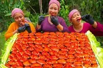 ببینید| غذای روستایی در سنگاپور؛ تهیه بال مرغ سوخاری در روستا