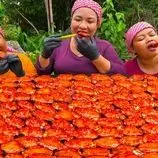 ببینید| غذای روستایی در سنگاپور؛ تهیه بال مرغ سوخاری در روستا