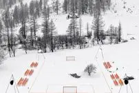 تصاویر| استادیوم سیار نایکی؛ تحقق رویای زمین فوتبال در دورافتاده ترین نقاط جهان