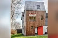 تصاویر؛ معماری یک خانه ۴۸متری در نروژ که شاهکار است