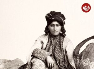 عکس؛ سفر به تاریخ؛ عکس آتلیه‌ای دو دختر کُرد در دوران قاجار