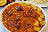 طرز تهیه خورشت بناب آذربایجان شرقی با لوبیا و گوشت