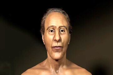 (تصاویر) بازسازی چهره یکی از قدرتمندترین فرعون‌های مصر