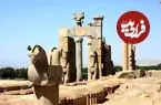 عکس| سفر در زمان؛ نمایی از تخت جمشید در دوره قاجار