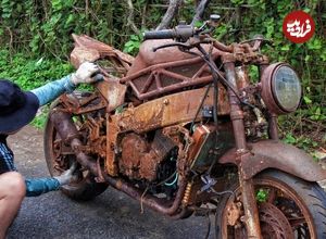 ببینید؛ مراحل شگفت انگیز بازسازی یک موتورسیکلت کاوازکی Z900 زنگ زده مدل 1980