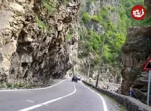 عکس| سفر در زمان؛ «جاده چالوس وقتی هنوز خاکی بود»؛ سال 1336