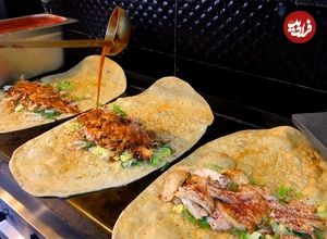 ببییند؛ غذای خیابانی در ترکیه؛ تهیه دونر کباب مرغ در استانبول