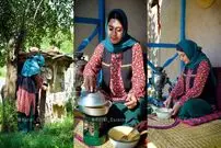 ببینید| غذای روستایی در ایران؛ پخت کلوچه محلی در روستایی جنگلی