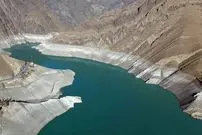 عکس؛ نمایی از سد کرج در دو بازه زمانی آبان امسال و آبان سال گذشته