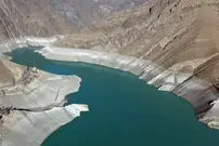 عکس؛ نمایی از سد کرج در دو بازه زمانی آبان امسال و آبان سال گذشته