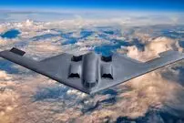 ببینید؛ لحظه فرود بمب افکن های B-2 در پایگاه میسوری آمریکا