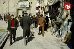 عکس؛ سفر در زمان؛ «دو جوان اصفهانی در حال قلیان کشیدن» در دهه 40