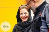 عکس| سفر زمان؛ گریم متفاوت «طناز طباطبایی» در پشت‌صحنه «پریناز»؛ 16 سال قبل
