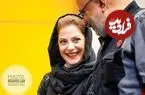 عکس| سفر زمان؛ گریم متفاوت «طناز طباطبایی» در پشت‌صحنه «پریناز»؛ 16 سال قبل
