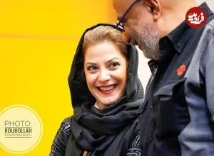 عکس| سفر زمان؛ گریم متفاوت «طناز طباطبایی» در پشت‌صحنه «پریناز»؛ 16 سال قبل
