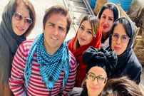عکس| سفر به تاریخ؛ «مسعود تابش» (بچه مهندس) در کنار پدرزنش «یدالله صمدی»