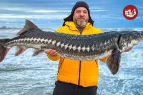 ببینید| غذای روستایی در آذربایجان؛ پخت یک سوپ سنتی با کله ماهی خاویاری