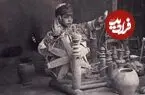 عکس| سفر زمان؛ دختر خردسال و زنان بزرگسال در حال نخ‌ریسی در دوران قاجار