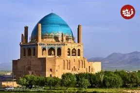 عکس| سفر به ایران قدیم؛ منظرۀ «گنبد سلطانیه» در دوران قاجار