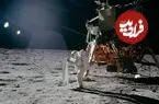 لحظه‌ای تاریخی از ماموریت آپولو ۱۱ در عکس روز ناسا