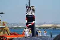 عکس| زیردریایی هسته‌ای آمریکایی USS Alexandria بعد از ۳۵ سال فعالیت بازنشسته شد