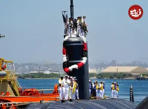 عکس| زیردریایی هسته‌ای آمریکایی USS Alexandria بعد از ۳۵ سال فعالیت بازنشسته شد